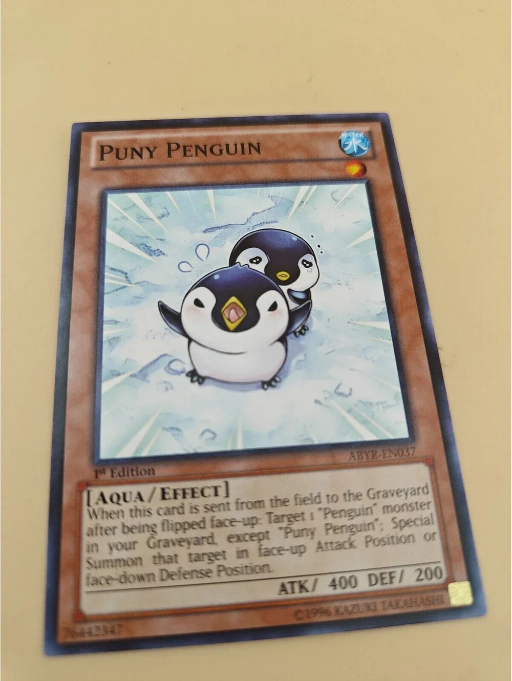 Yu-Gi-Oh TCG Puny Penguin ABYR-EN037 1st Edition Common NM